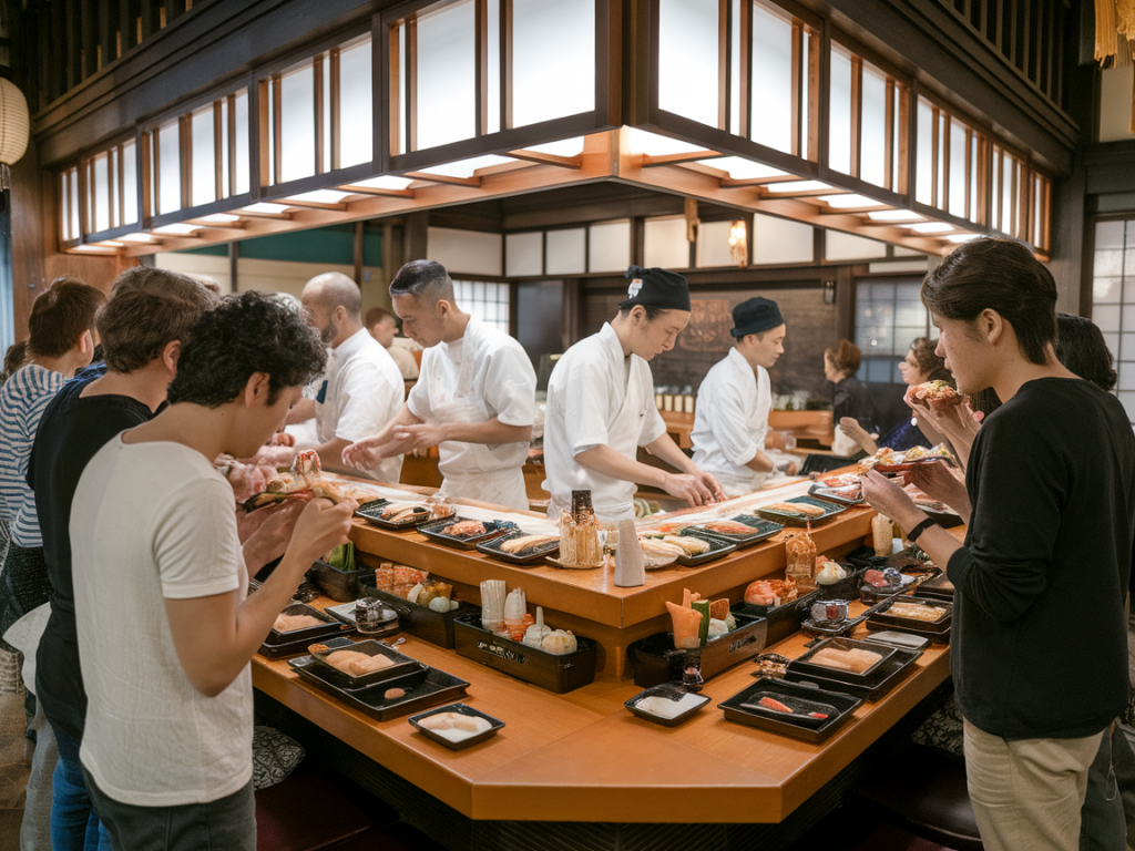 the essential etiquette for eating at a tokyo standing sushi bar and what to order