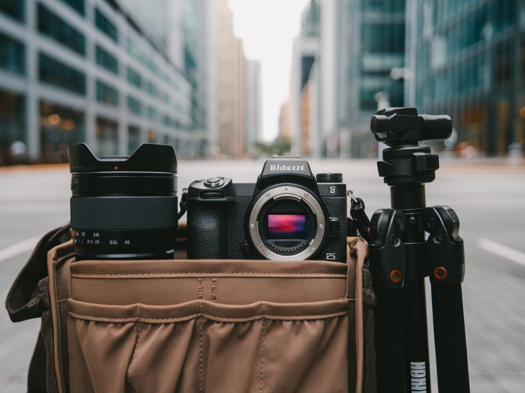 what to pack for a city photo walk when you only have a compact mirrorless camera