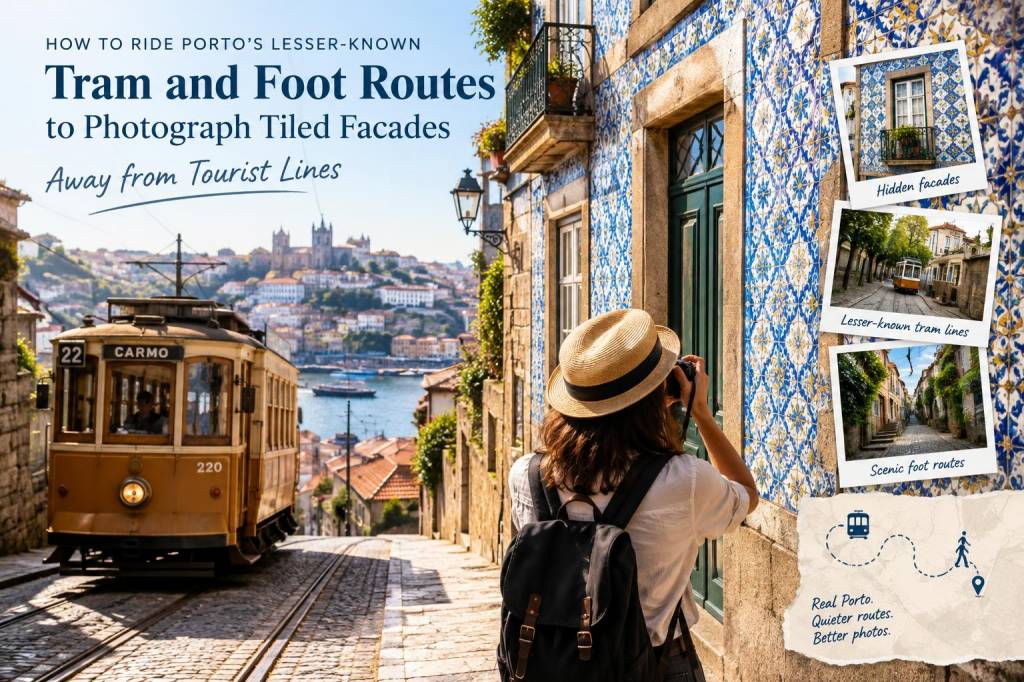 How to ride porto's lesser-known tram and foot routes to photograph tiled facades away from tourist lines