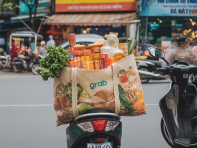 how to build a budget-friendly all-day food loop in ho chi minh city using Grab motorbike taxis and cash