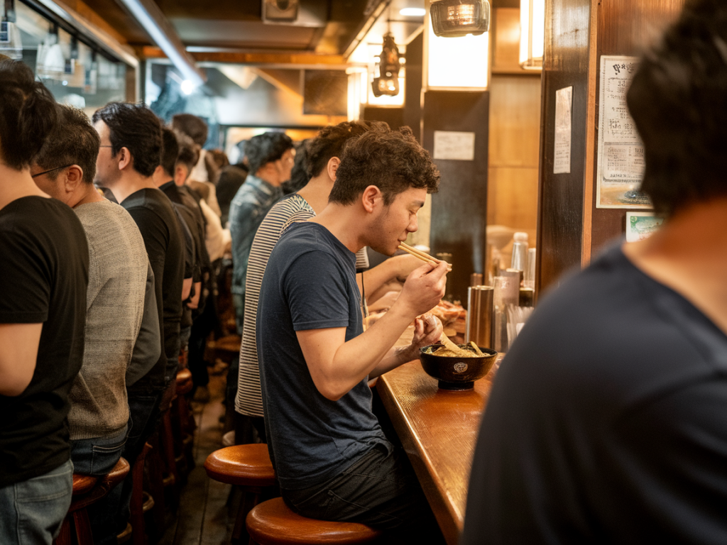 How to order and behave at a tokyo standing ramen bar to eat like a local and avoid common mistakes